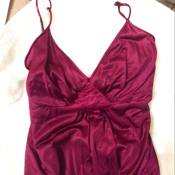 Gorgeous VTG Glam 2pc Lingerie Spaghetti Strap Long Gown & Quilted Shawl Jacket - Picture 5 of 16